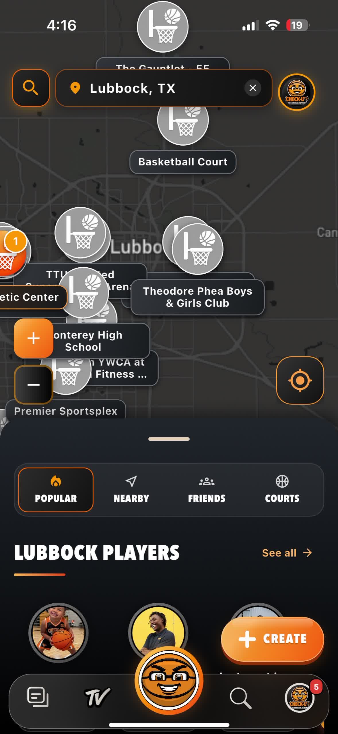 Lubbock map and local players video preview