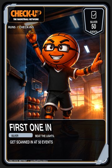 02 runs check ins silver first one in trading-cards Original finished Check-Up trophy trading card