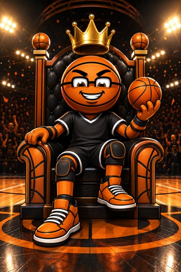 15 king of the court art character-art Original Check-Up trophy character artwork